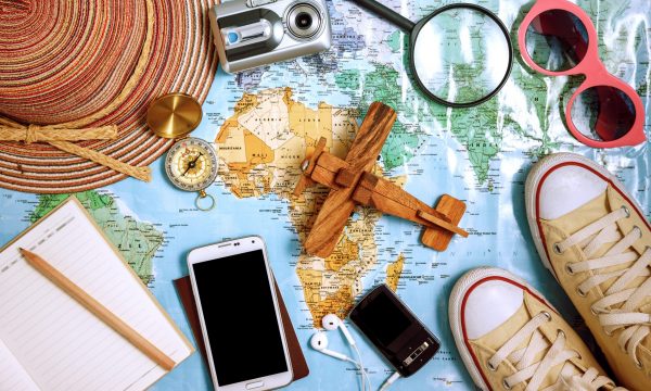 Travel,Plan,,Trip,Vacation,,Tourism,Mockup,-,Outfit,Of,Traveler